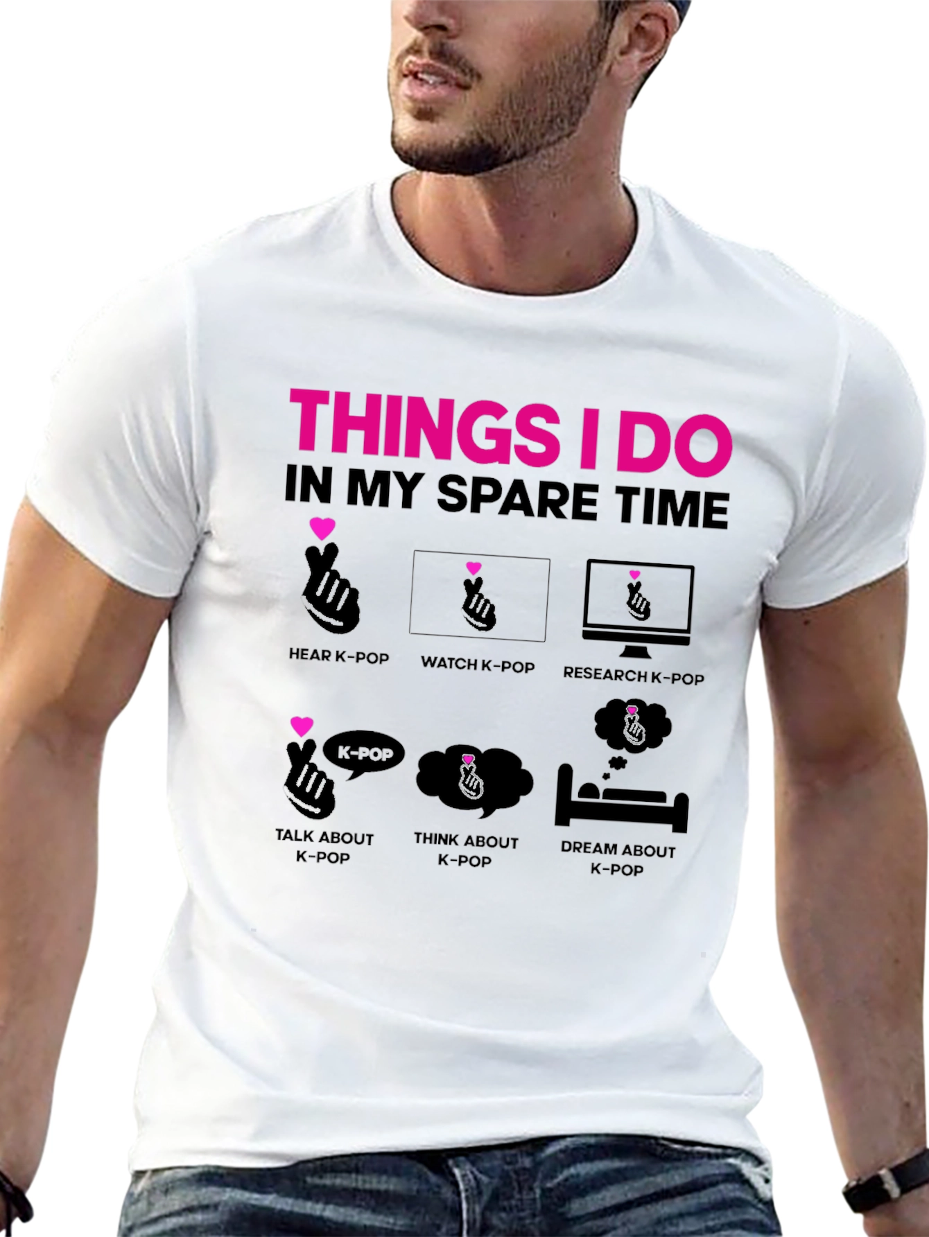 K-Pop Fan T-Shirt - Spare Time Activities