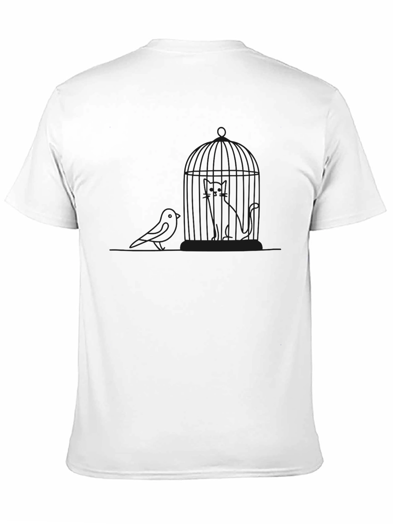 Birdcage Graphic Tee - Unisex Relaxed Fit