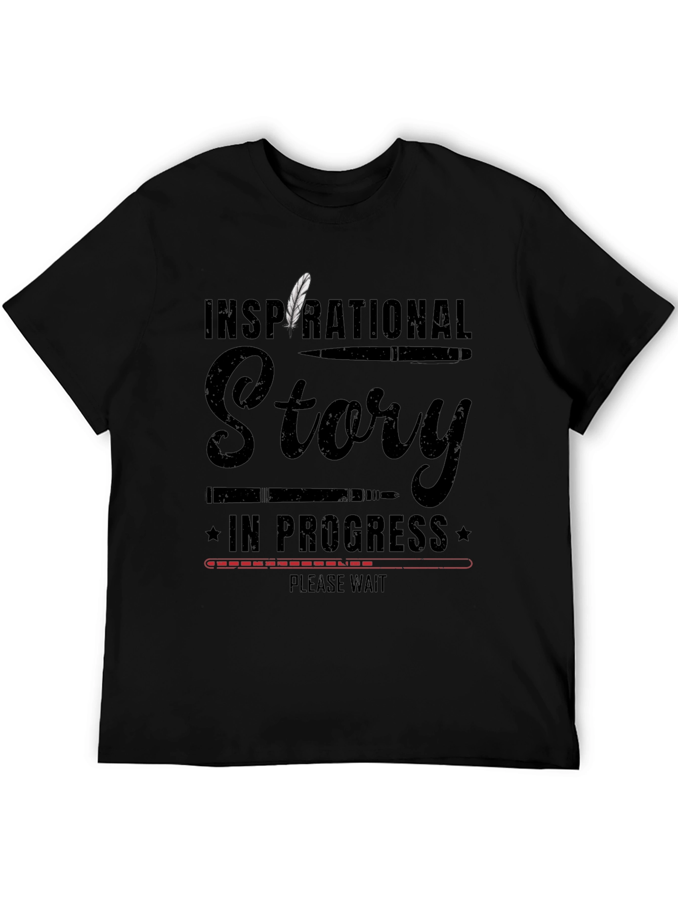 Inspirational Story in Progress Graphic T-Shirt