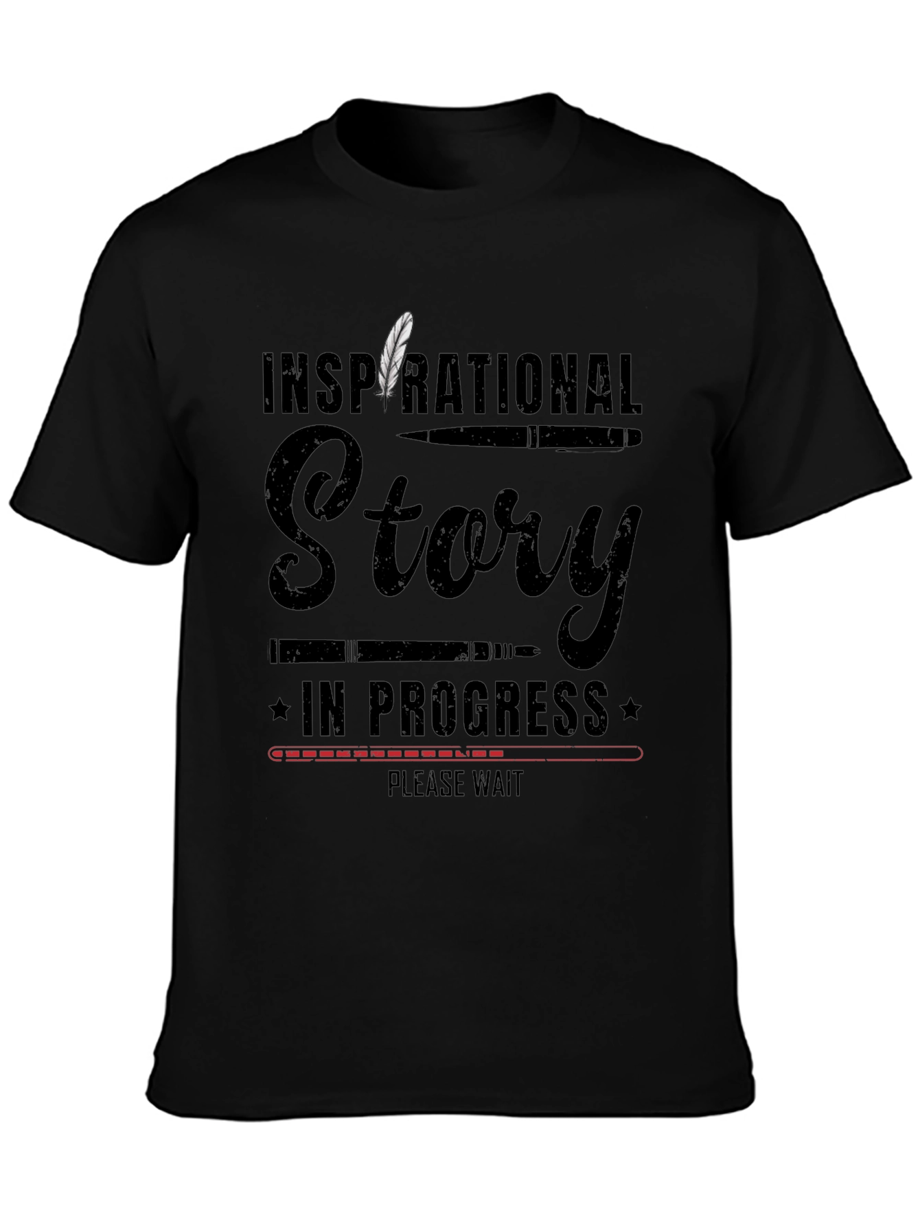 Inspirational Story in Progress Graphic T-Shirt