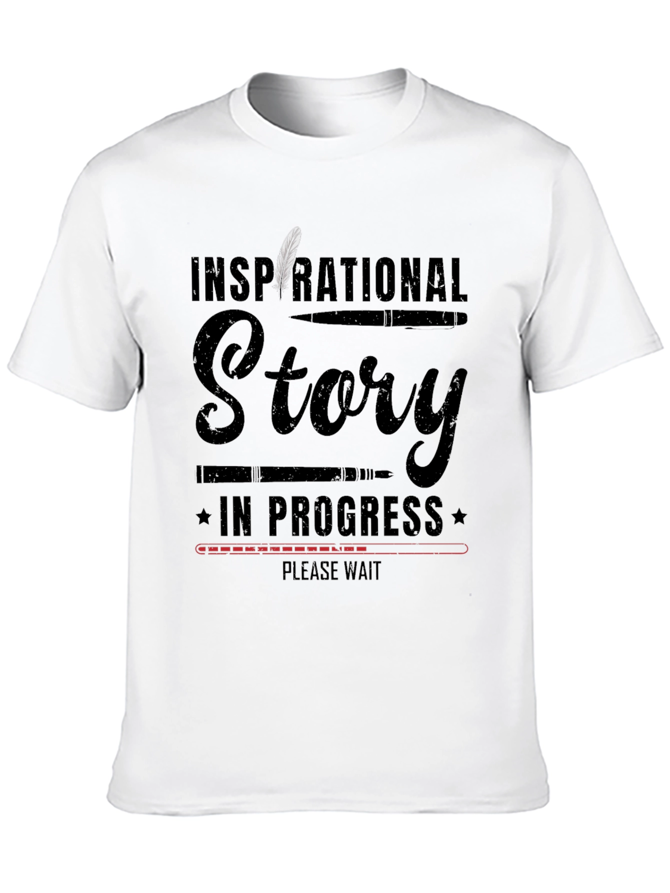 Inspirational Story in Progress Graphic T-Shirt