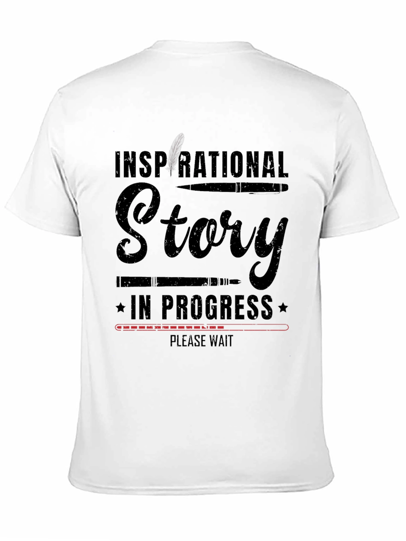 Inspirational Story in Progress Graphic T-Shirt