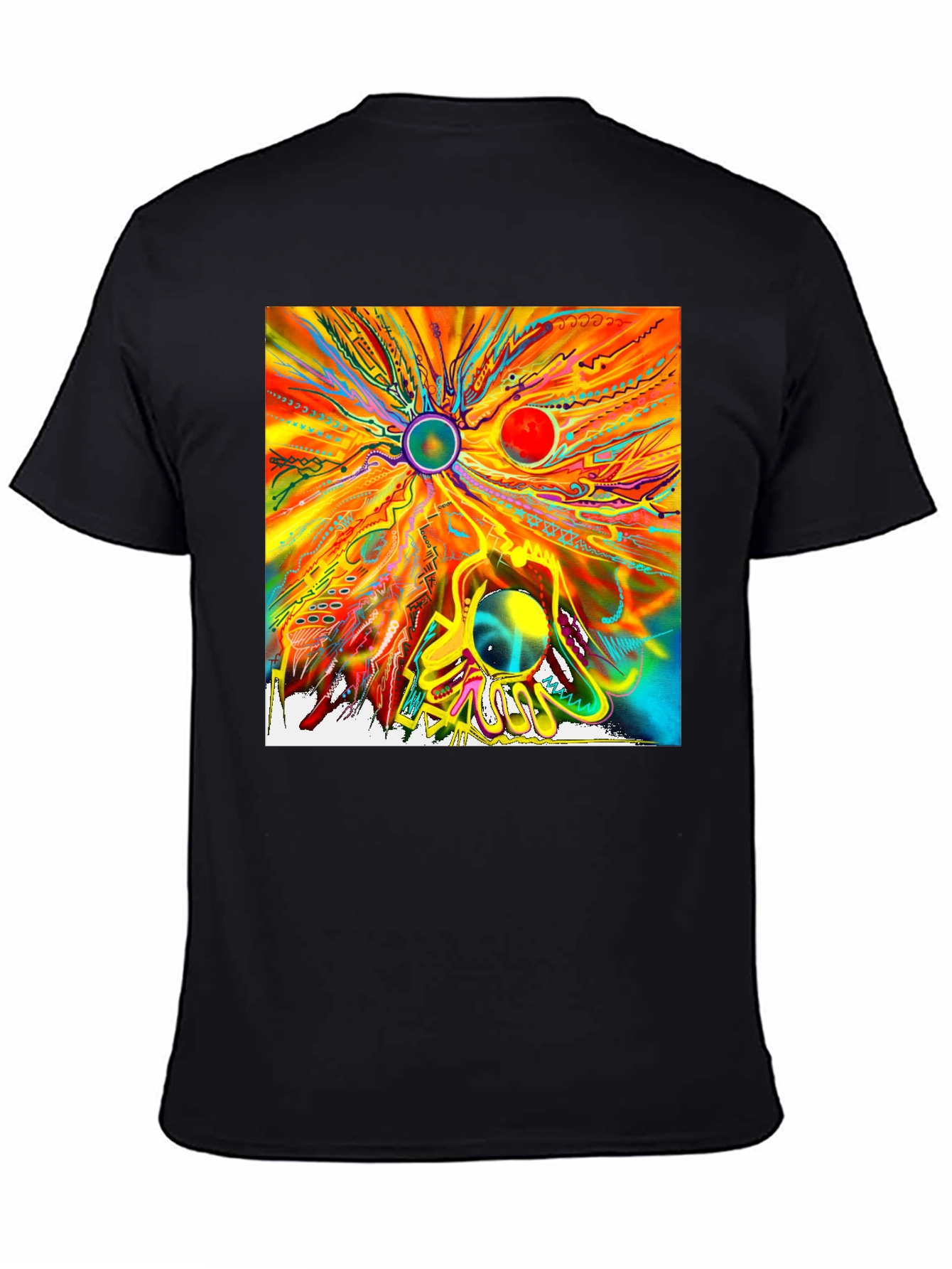 Abstract Art Graphic T-Shirt - Unique Design Tee