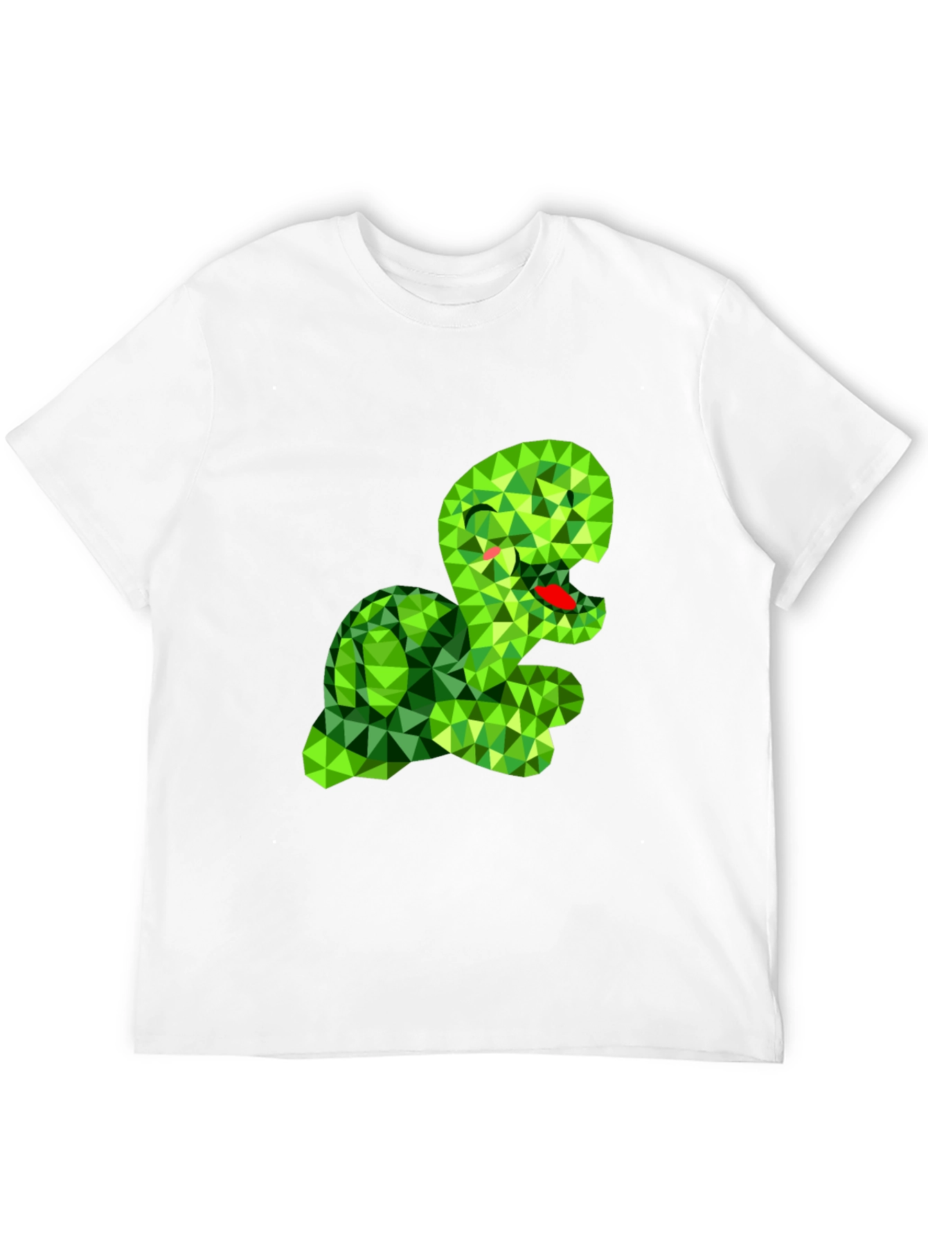 Geometric Turtle Graphic Tee - Unique Style
