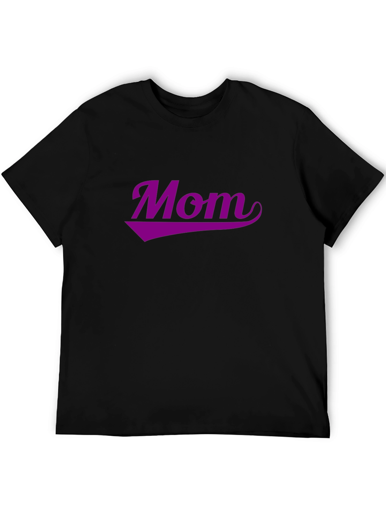 Stylish Mom Graphic Tee - Black Casual T-Shirt