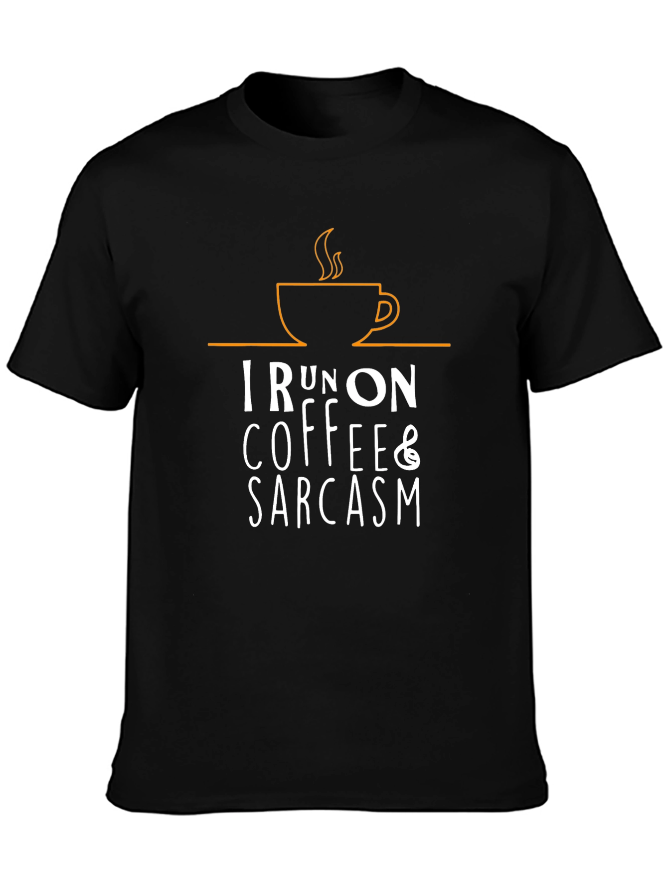 I Run on Coffee and Sarcasm Graphic Tee