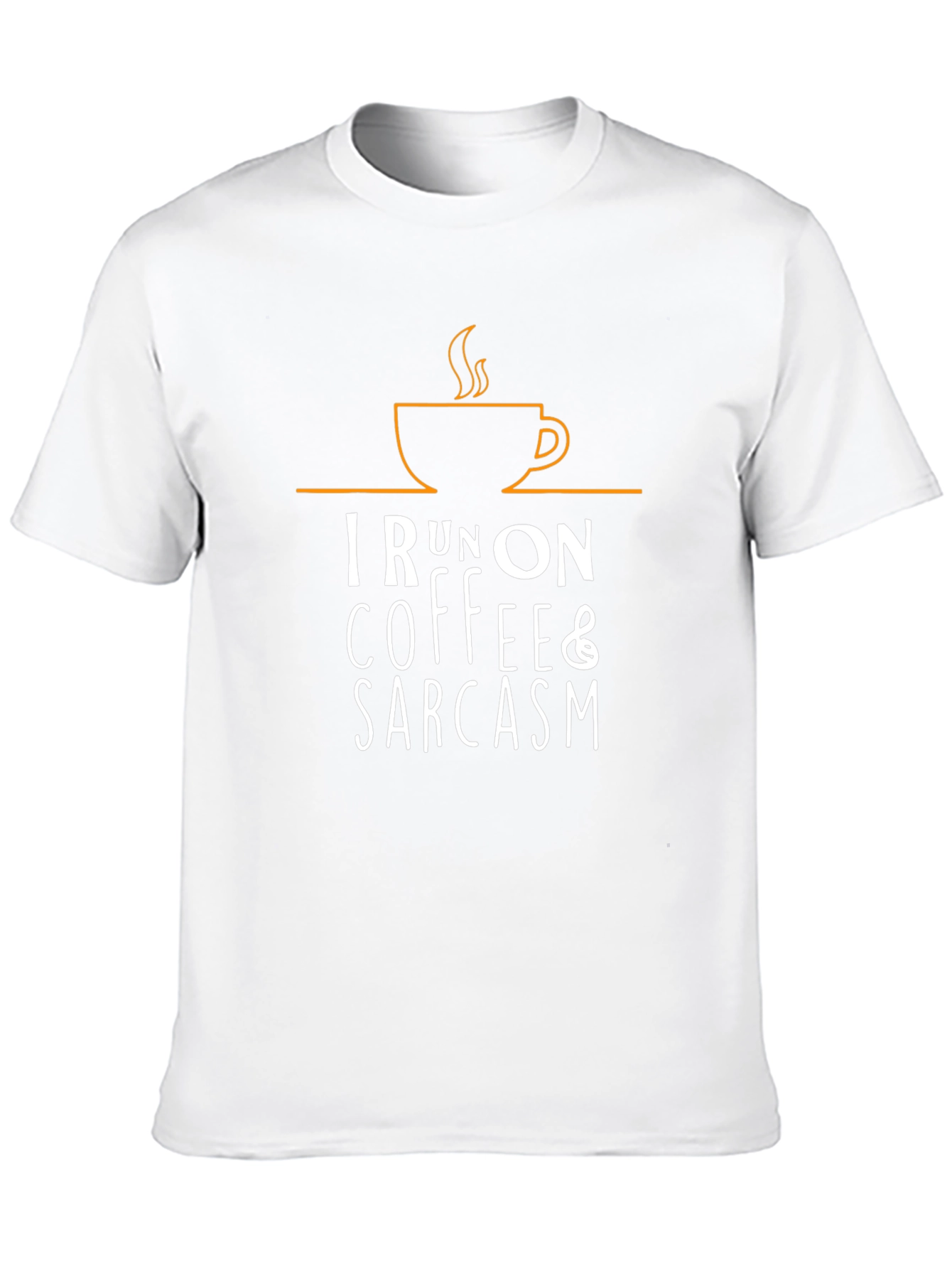 I Run on Coffee and Sarcasm Graphic Tee