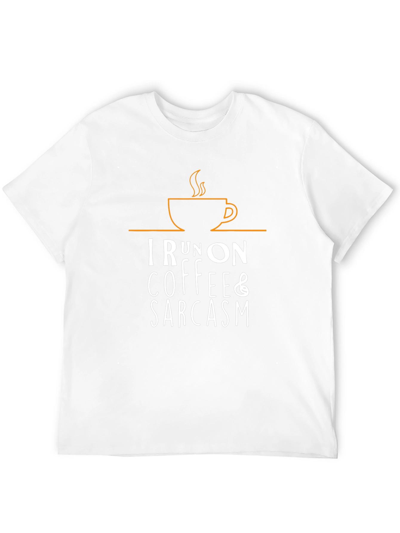 I Run on Coffee and Sarcasm Graphic Tee