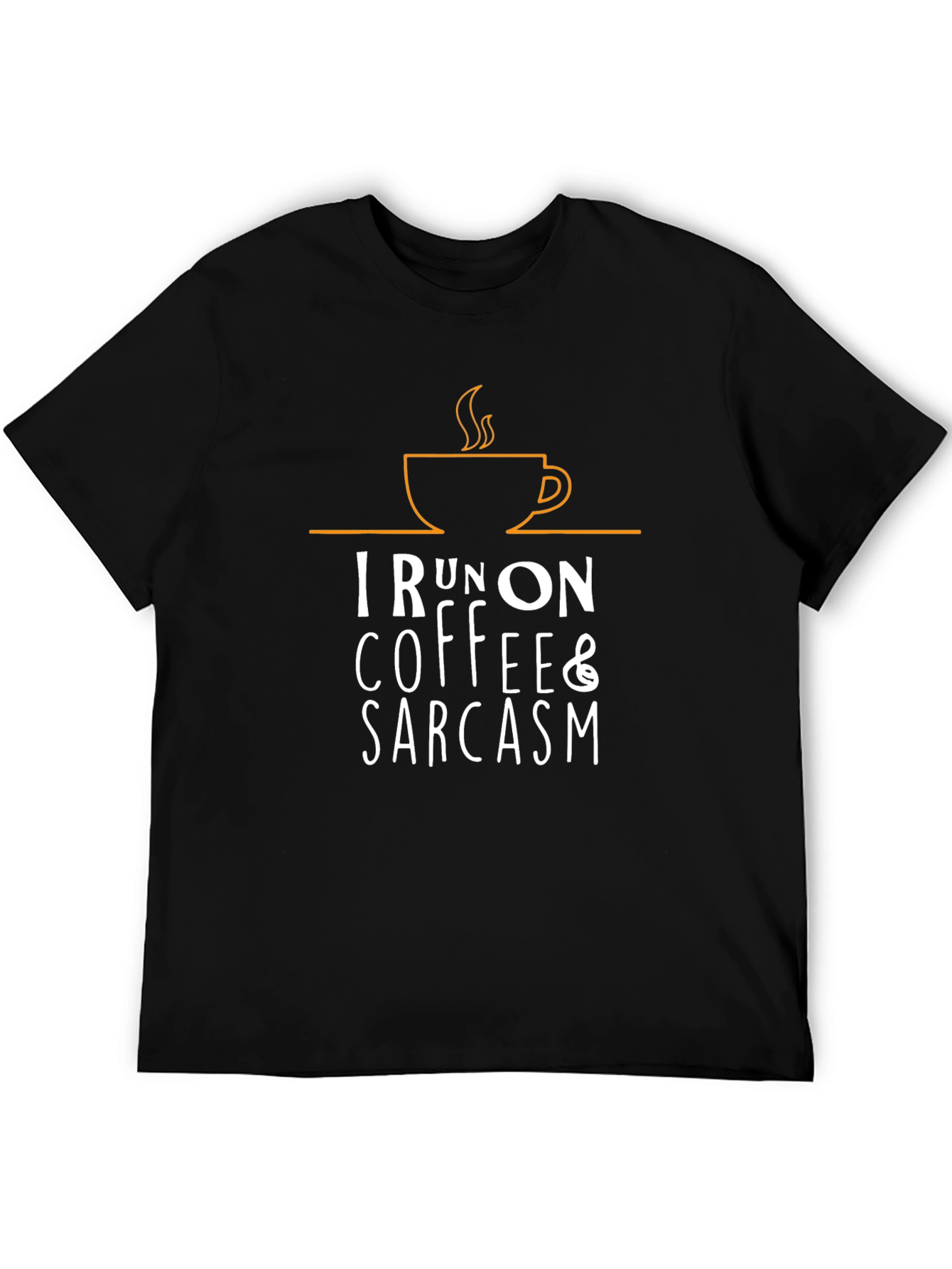 I Run on Coffee and Sarcasm Graphic Tee