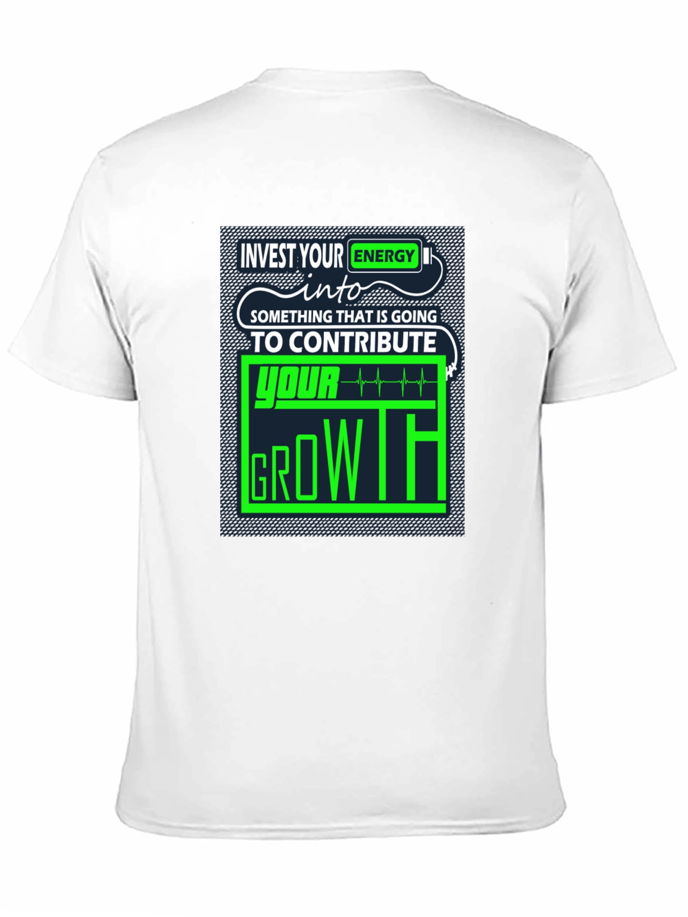 Invest Energy Graphic Tee - Motivational Growth T-Shirt