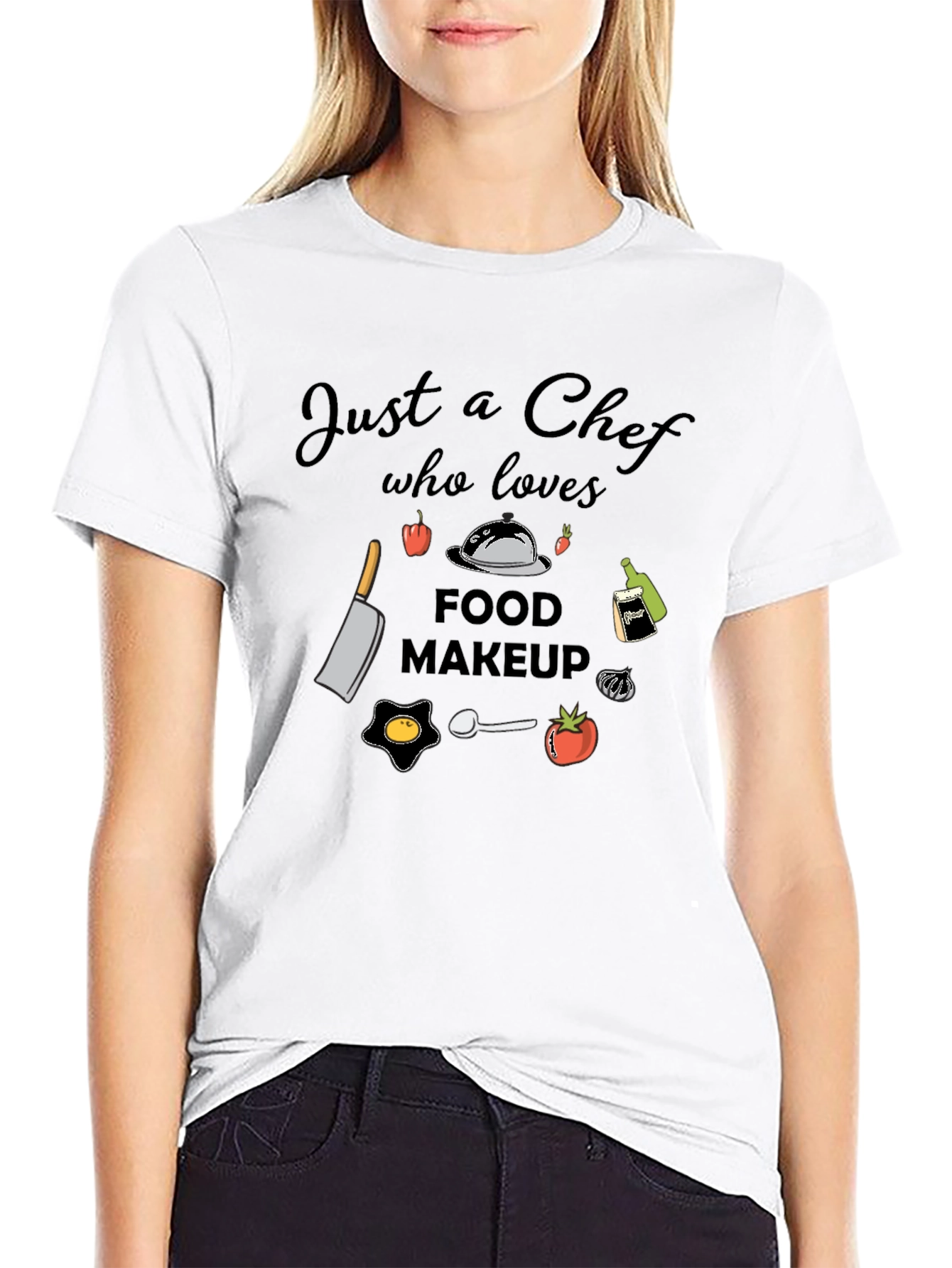 Chef Food Makeup T-Shirt
