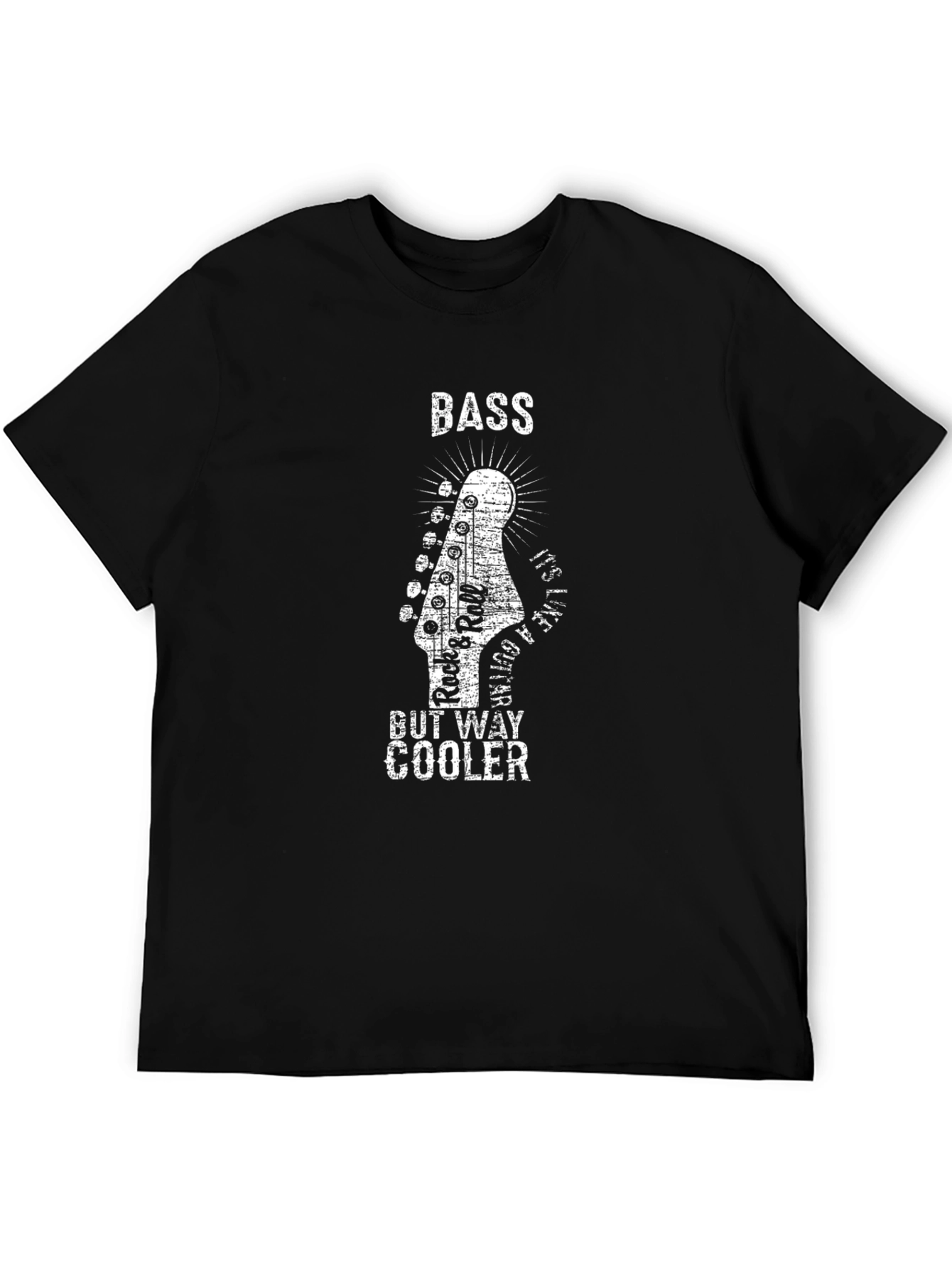 Bass Guitar T-Shirt - Rock and Roll Style
