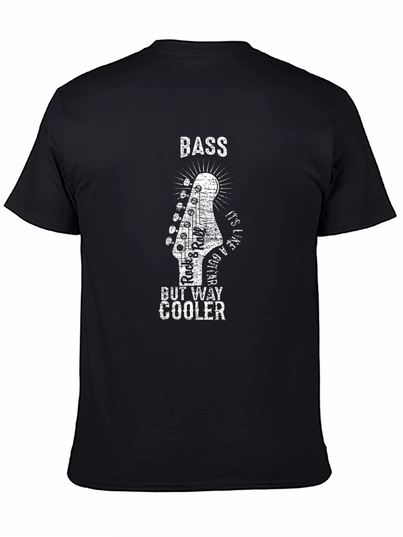 Bass Guitar T-Shirt - Rock and Roll Style