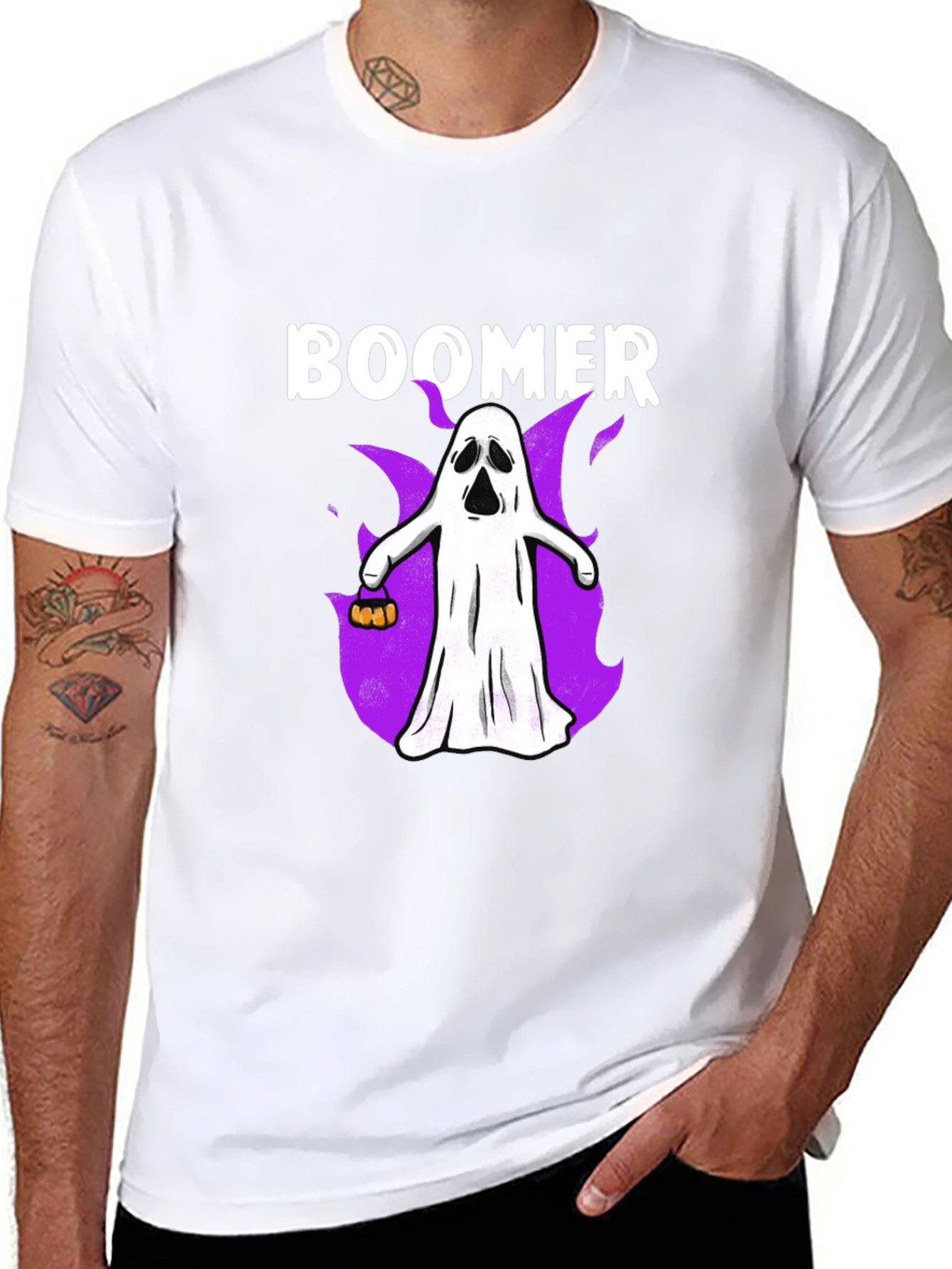 Boomer Ghost Halloween T-Shirt