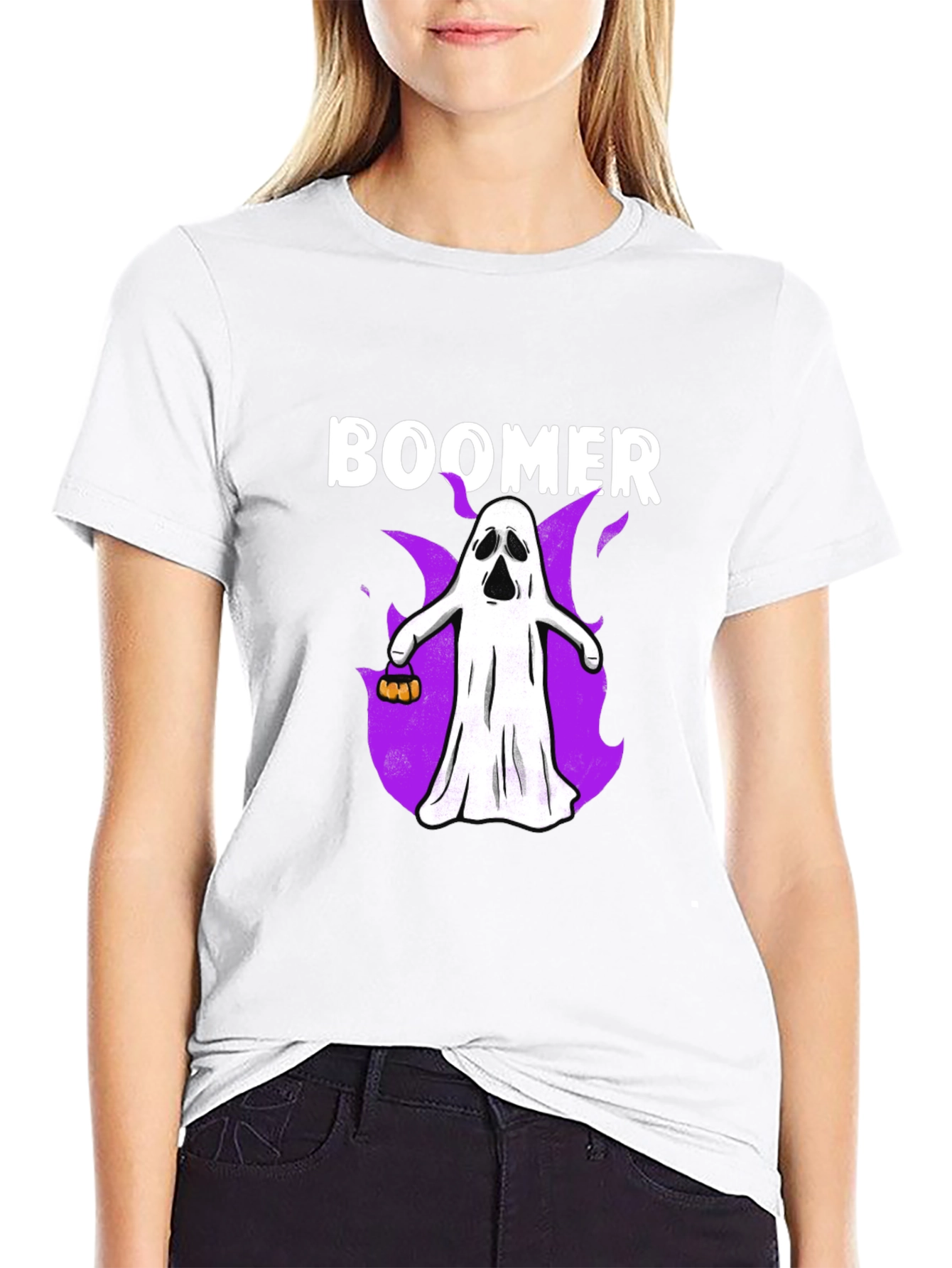 Boomer Ghost Halloween T-Shirt