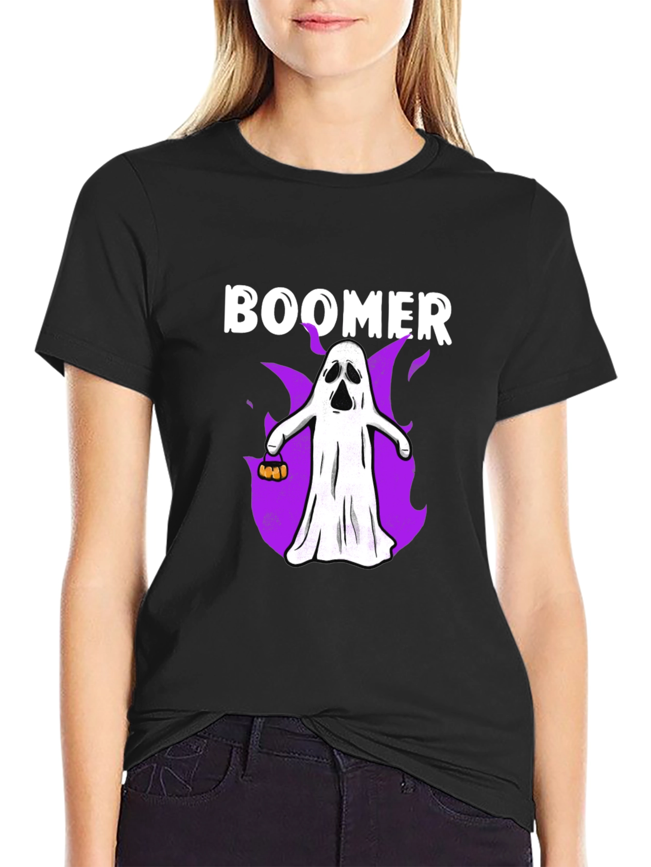 Boomer Ghost Halloween T-Shirt