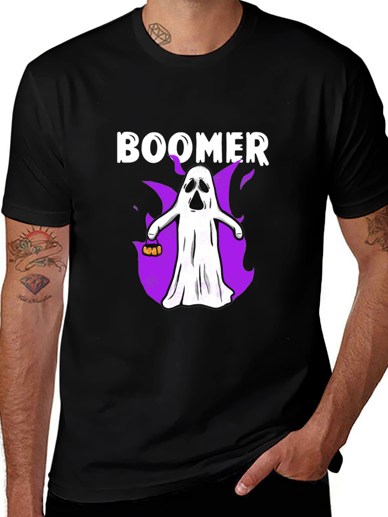 Boomer Ghost Halloween T-Shirt