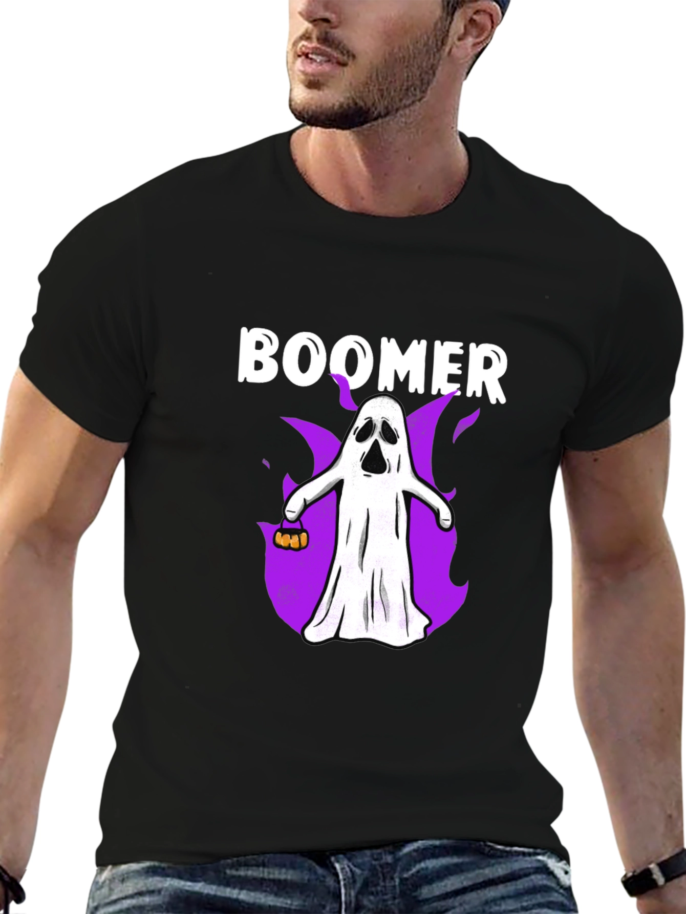 Boomer Ghost Halloween T-Shirt