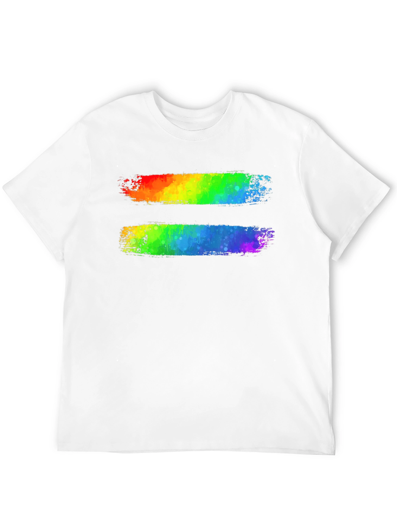 Equality Rainbow Brushstroke Tee