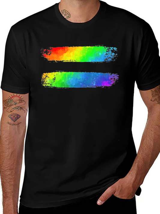 Equality Rainbow Brushstroke Tee