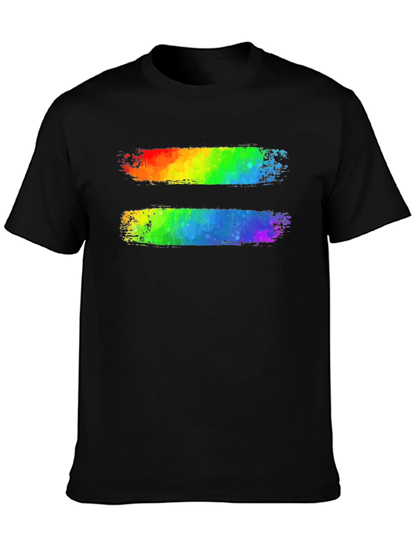 Equality Rainbow Brushstroke Tee