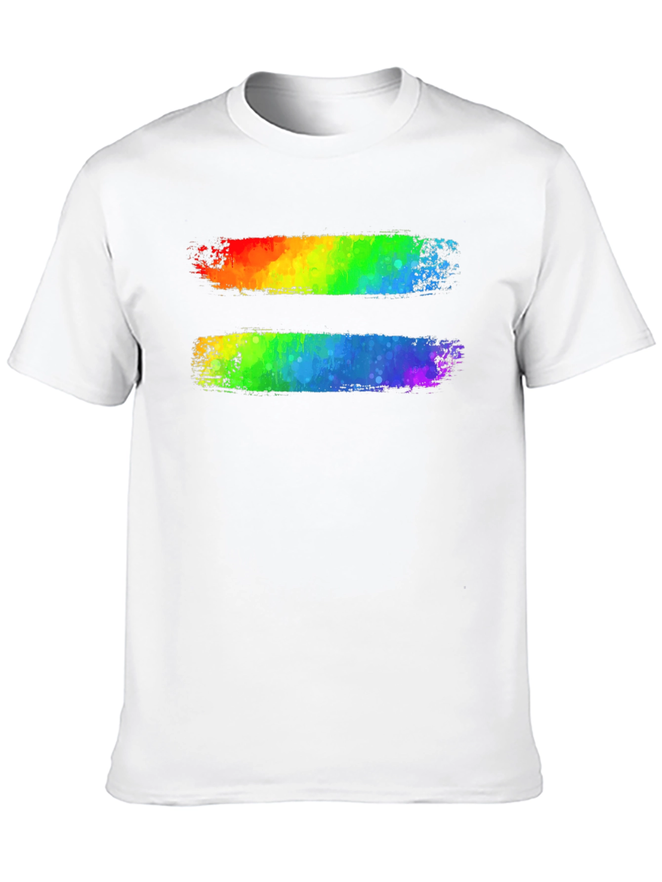 Equality Rainbow Brushstroke Tee