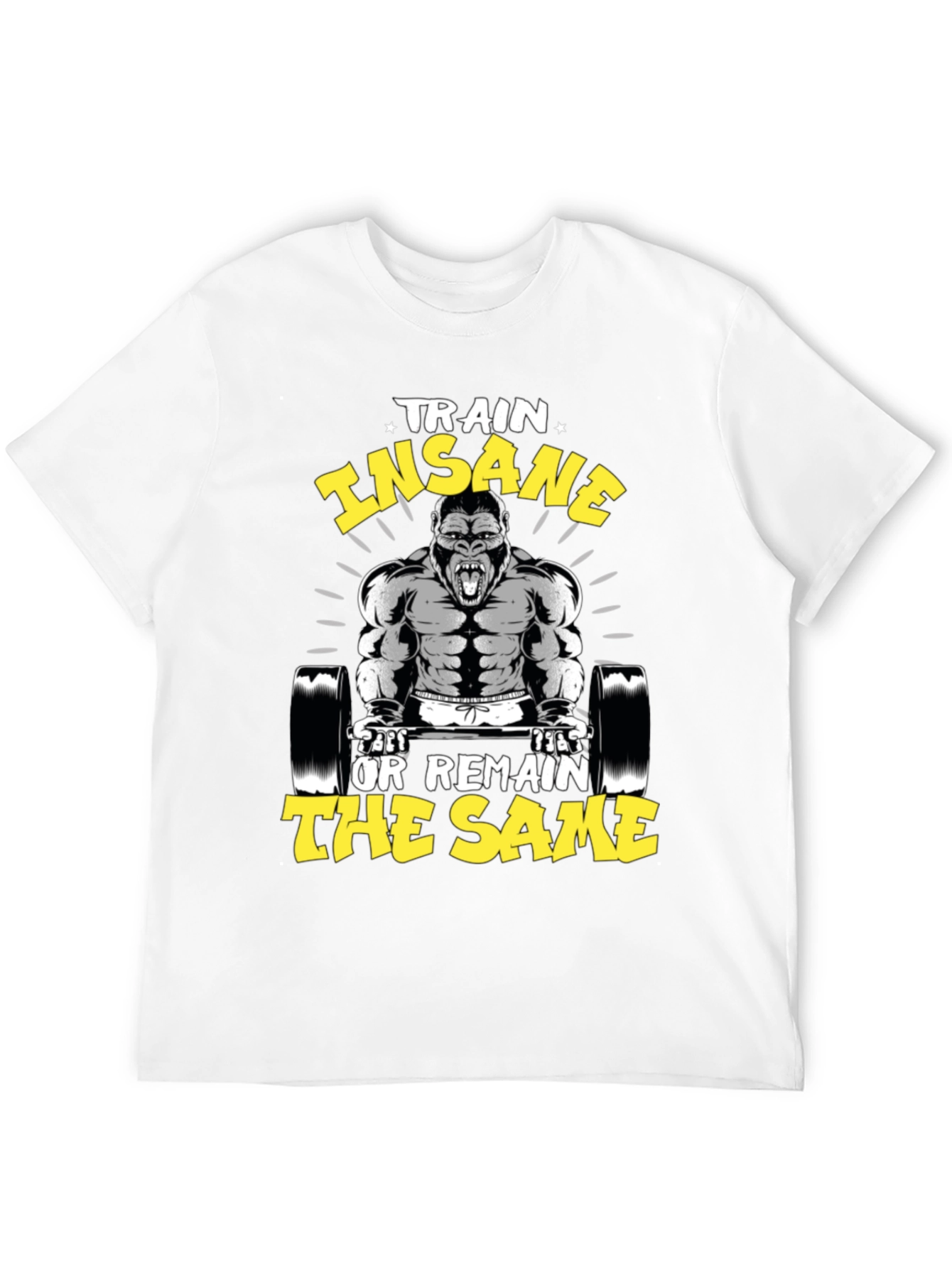 Train Insane Gorilla T-Shirt - Gym Motivation