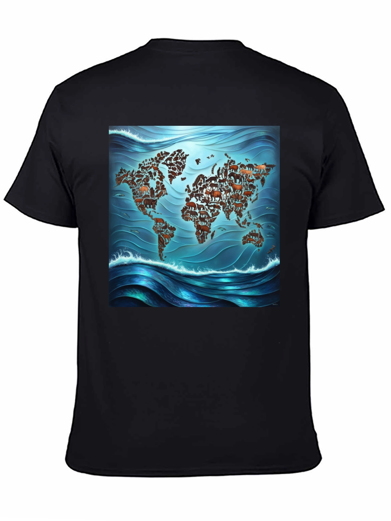 Animal Map Tee - Global Wildlife T-Shirt