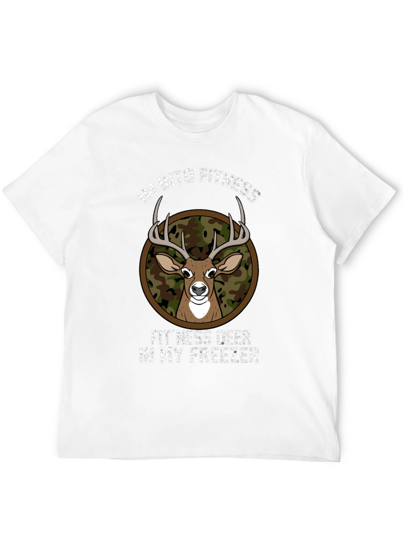 Fitness Deer T-Shirt - Hunting Humor Tee