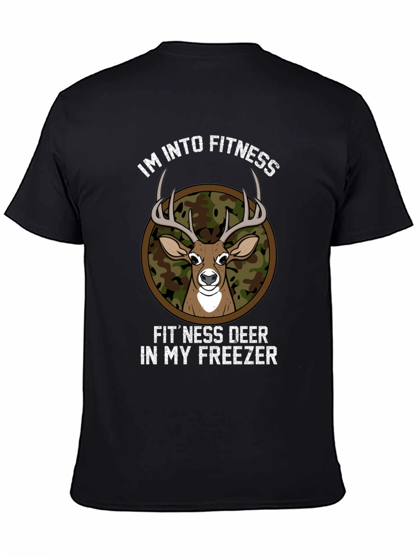 Fitness Deer T-Shirt - Hunting Humor Tee