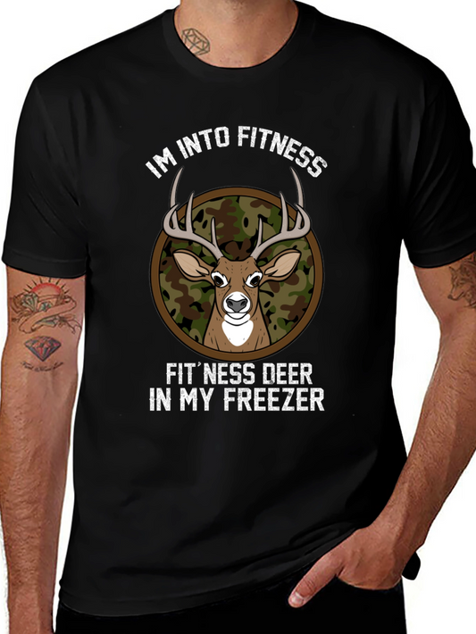 Fitness Deer T-Shirt - Hunting Humor Tee