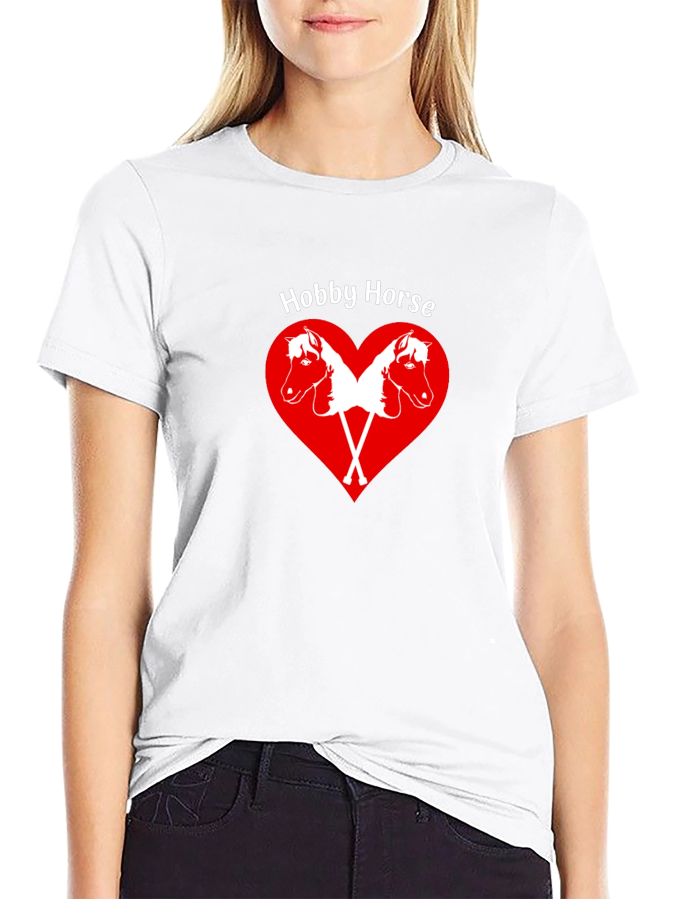 Hobby Horse Heart Graphic T-Shirt