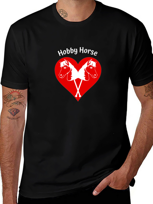 Hobby Horse Heart Graphic T-Shirt