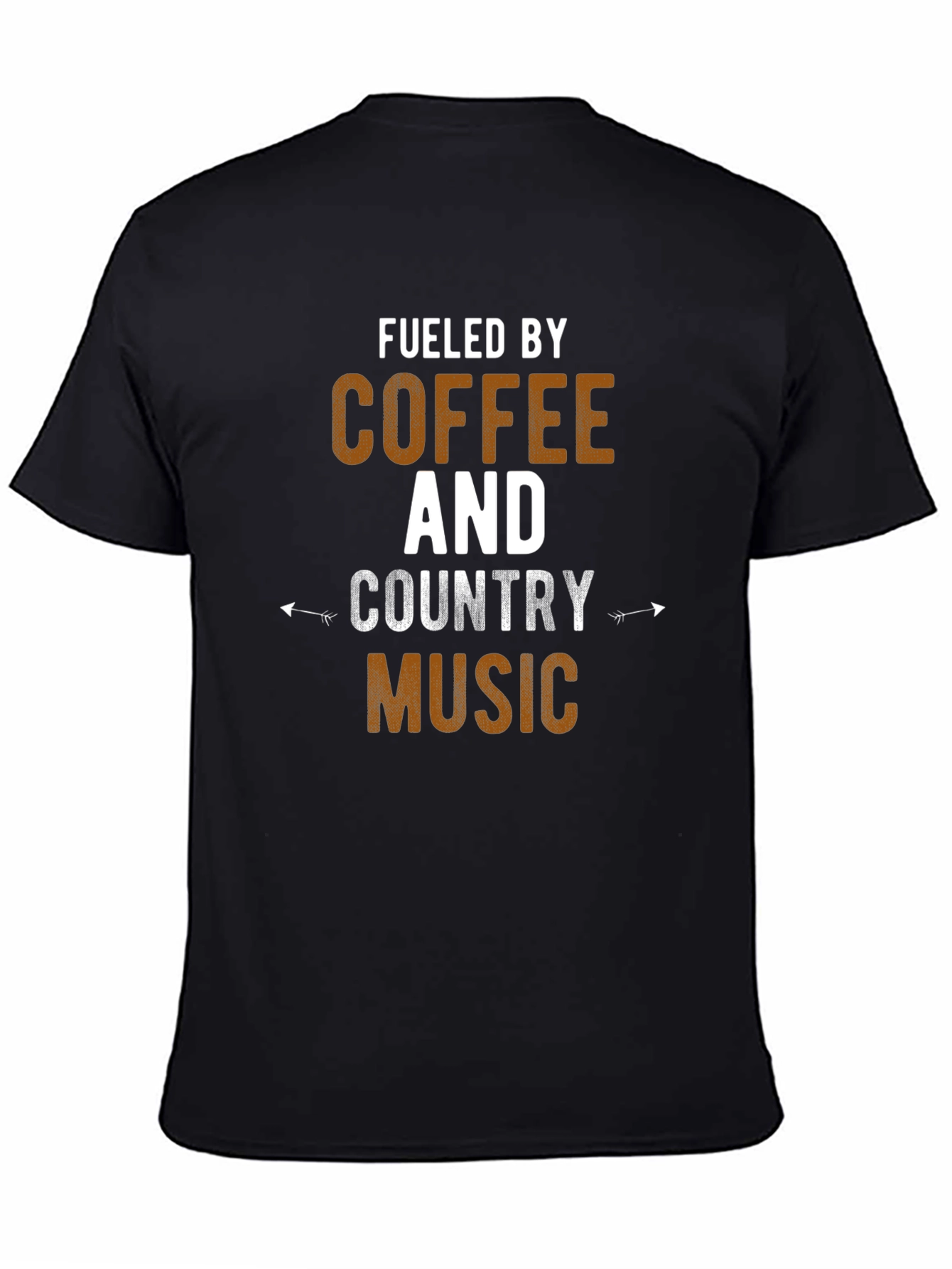 Fueled By Coffee and Country Music Graphic T-Shirt