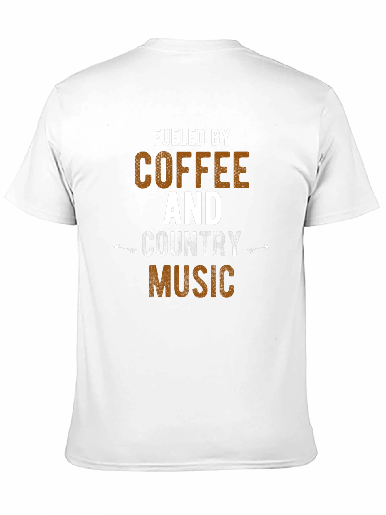 Fueled By Coffee and Country Music Graphic T-Shirt