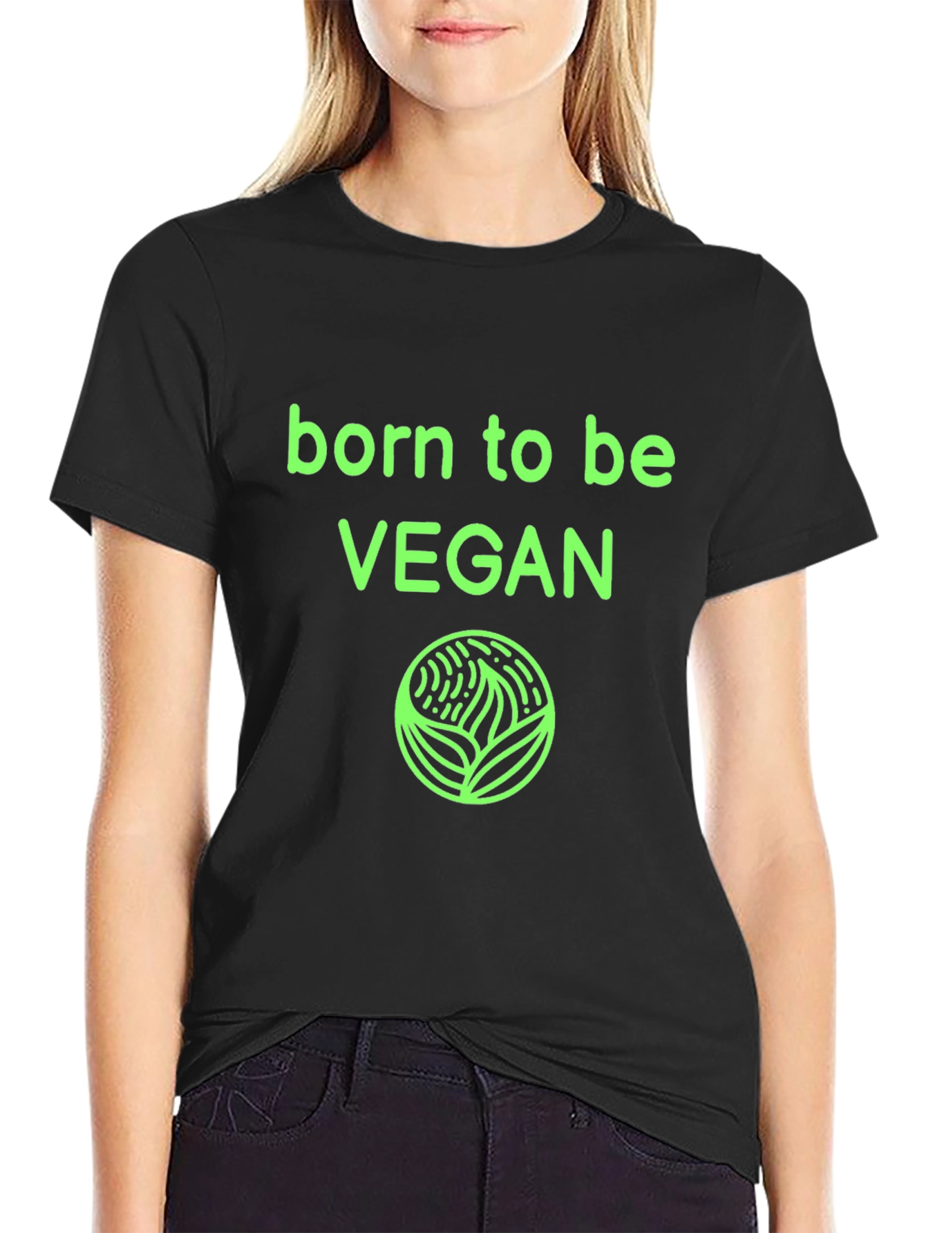 Born To Be Vegan Tee