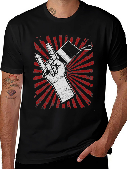 Rock On Painter T-Shirt - Cool Graphic Tee for Artists!