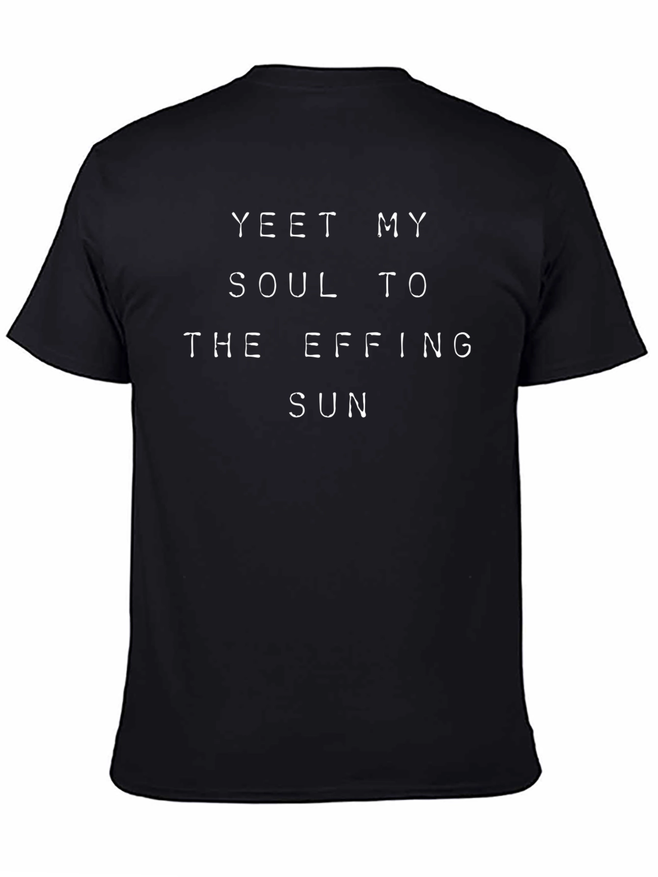 Yeet My Soul Graphic Tee - Black Cotton Blend