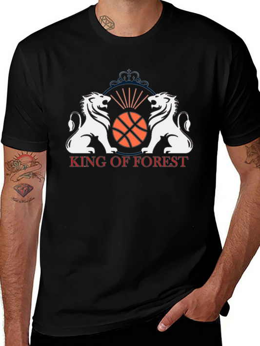 King of Forest Basketball Graphic Tee