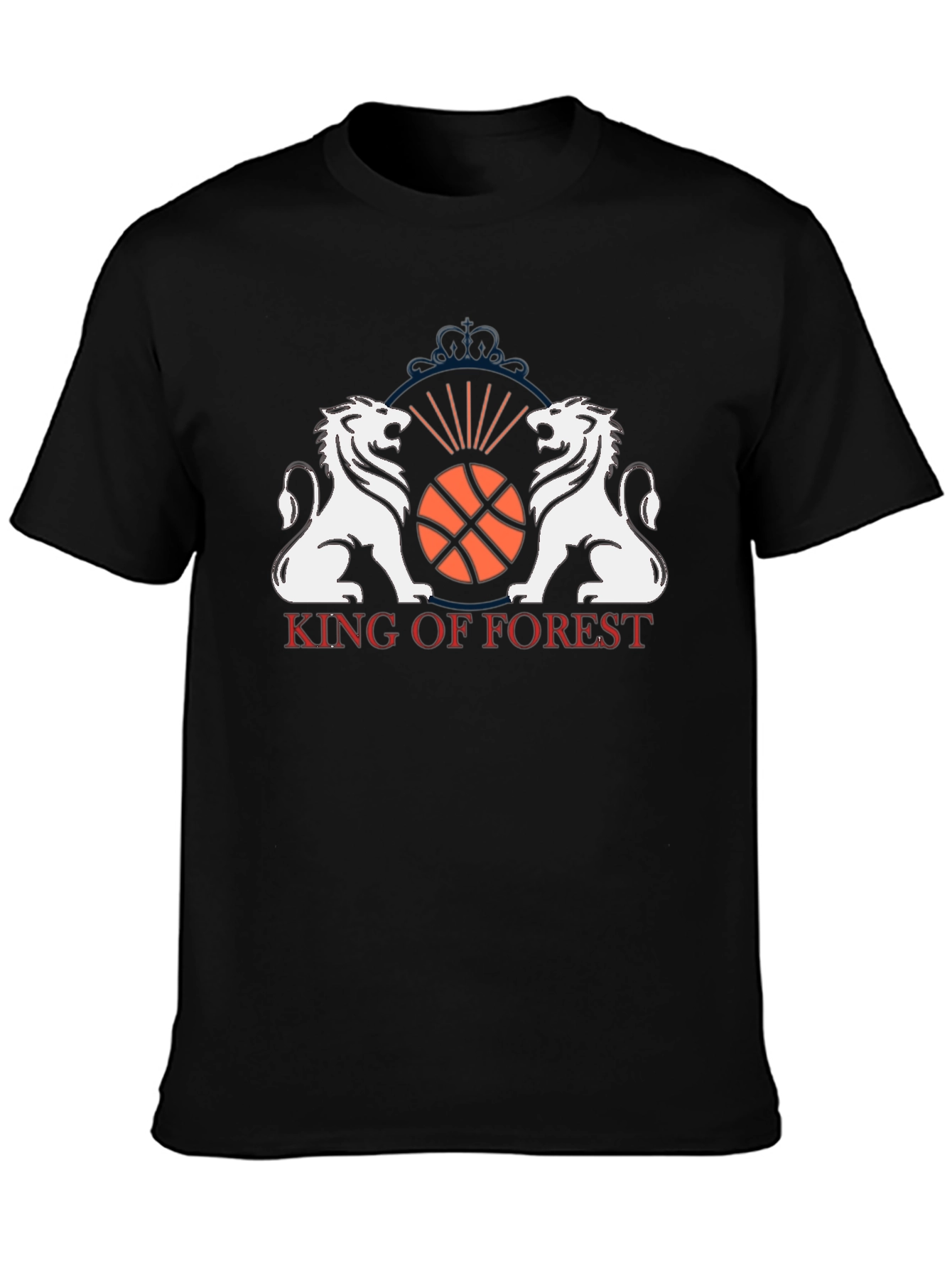King of Forest Basketball Graphic Tee