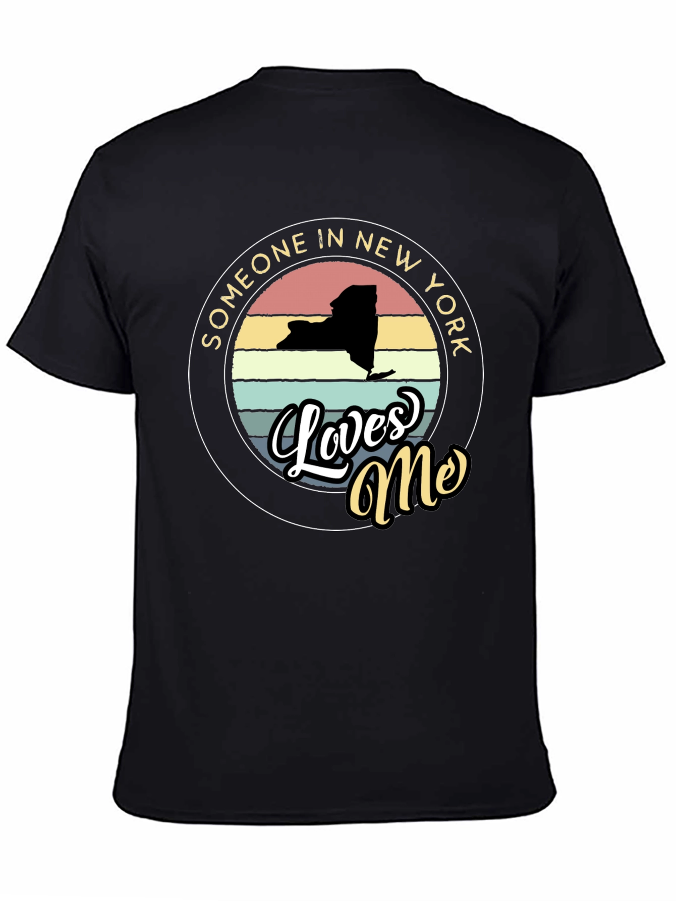 New York State Retro Loves Me Graphic T-Shirt