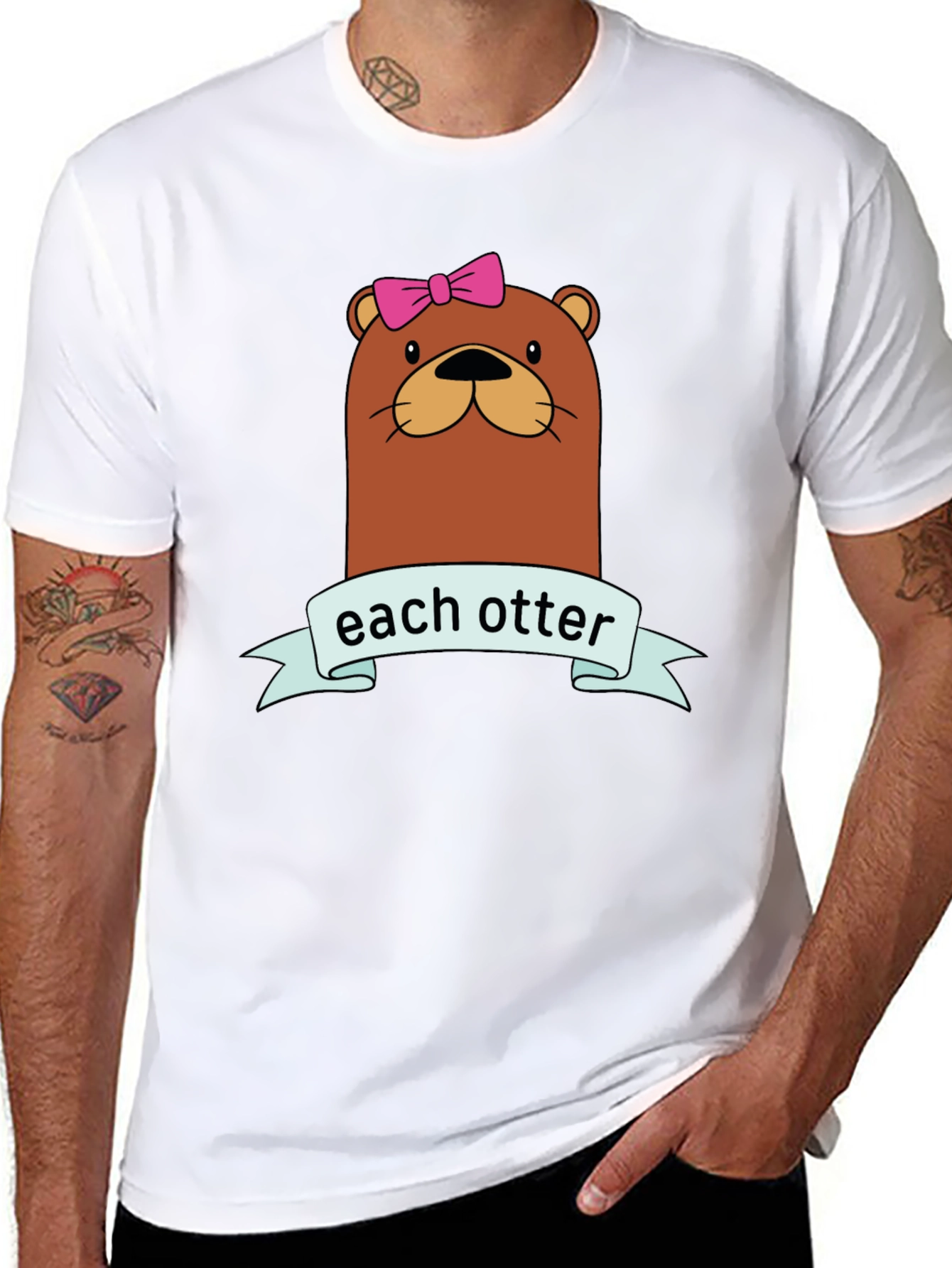 Cute Otter Graphic T-Shirt - Each Otter