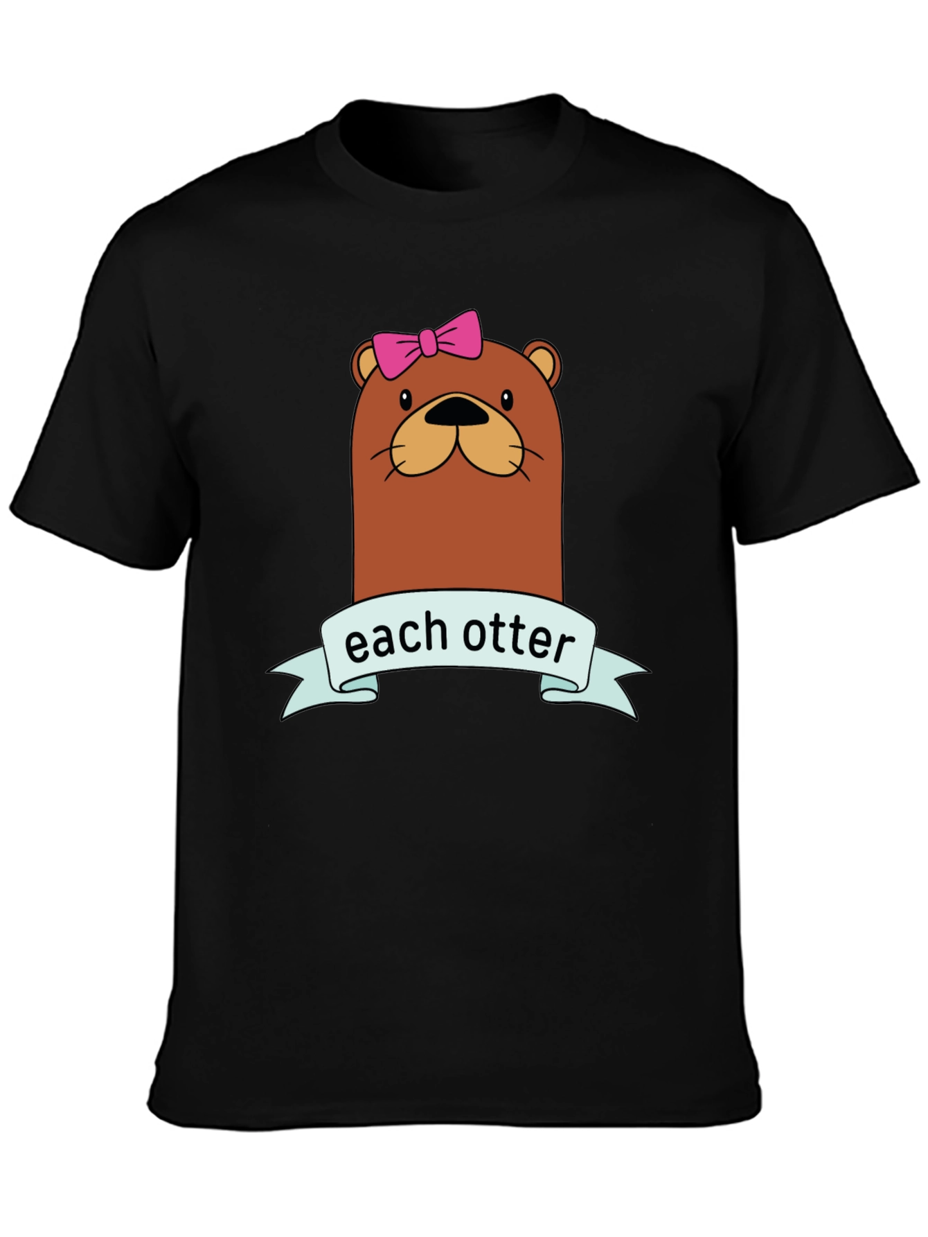 Cute Otter Graphic T-Shirt - Each Otter