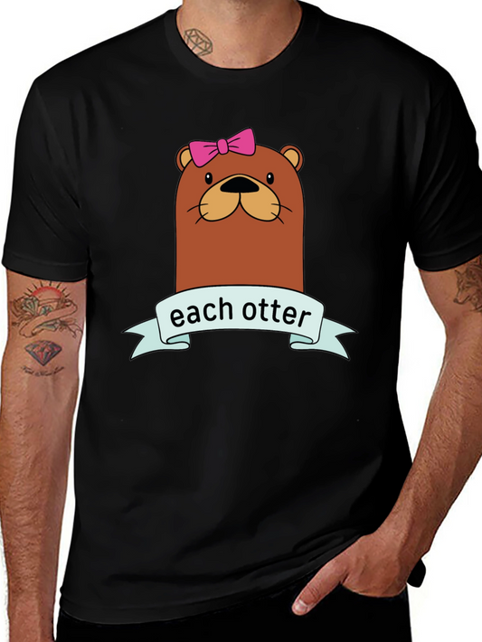 Cute Otter Graphic T-Shirt - Each Otter