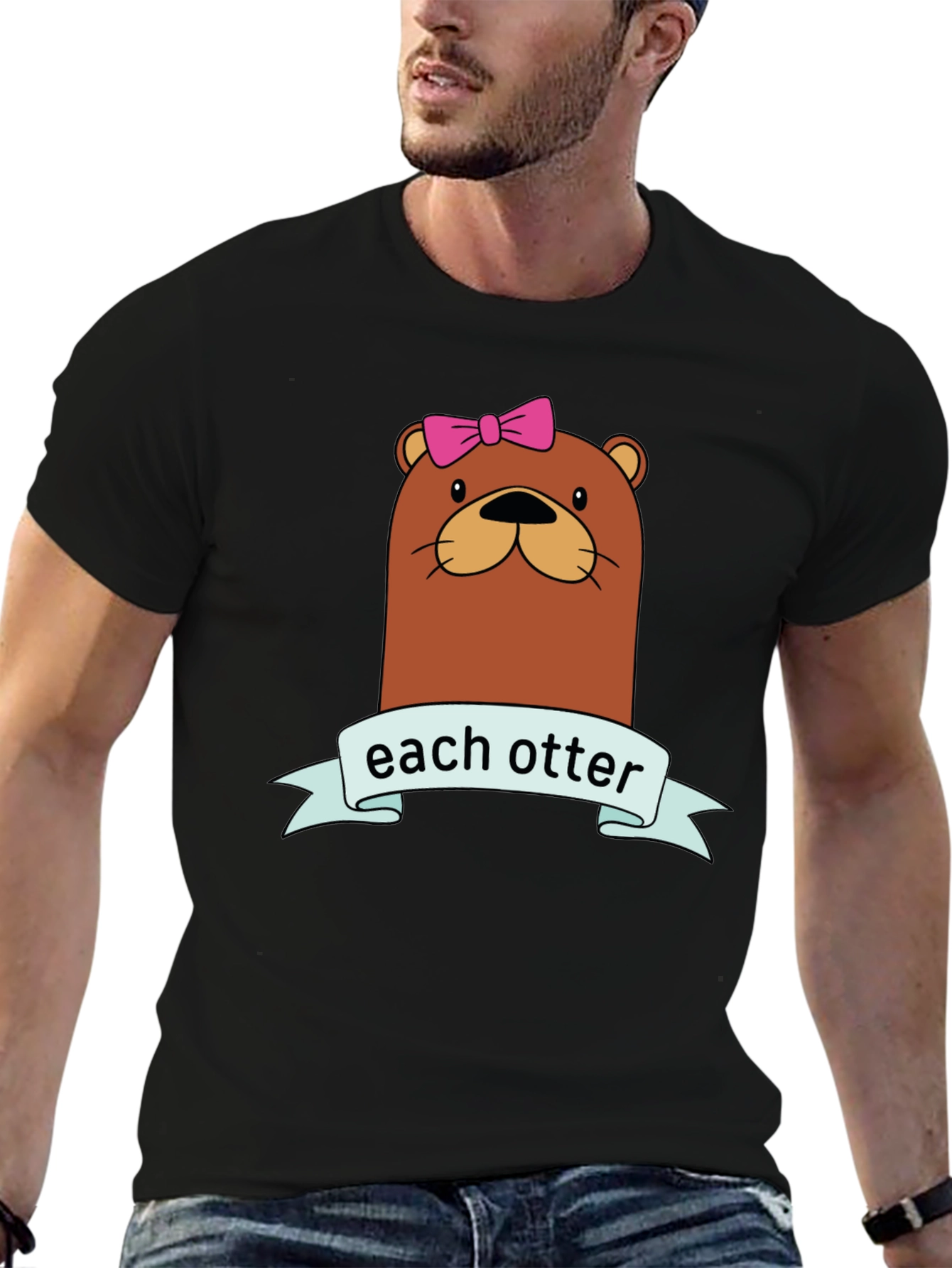 Cute Otter Graphic T-Shirt - Each Otter