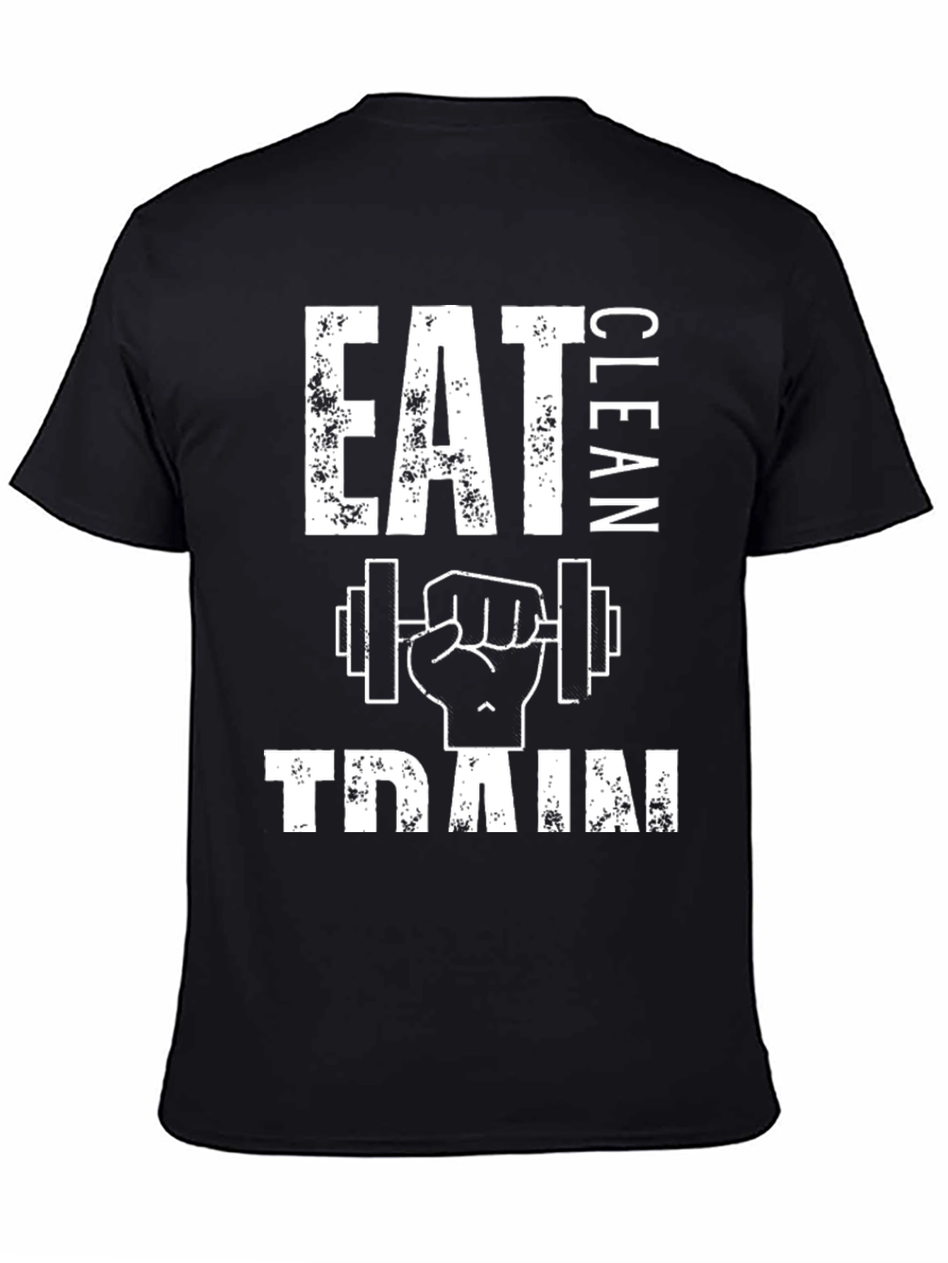 Eat Clean Train Hard Graphic T-Shirt