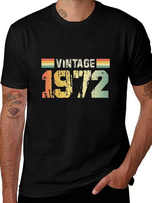 Vintage 1972 T-Shirt - Retro Birthday Gift