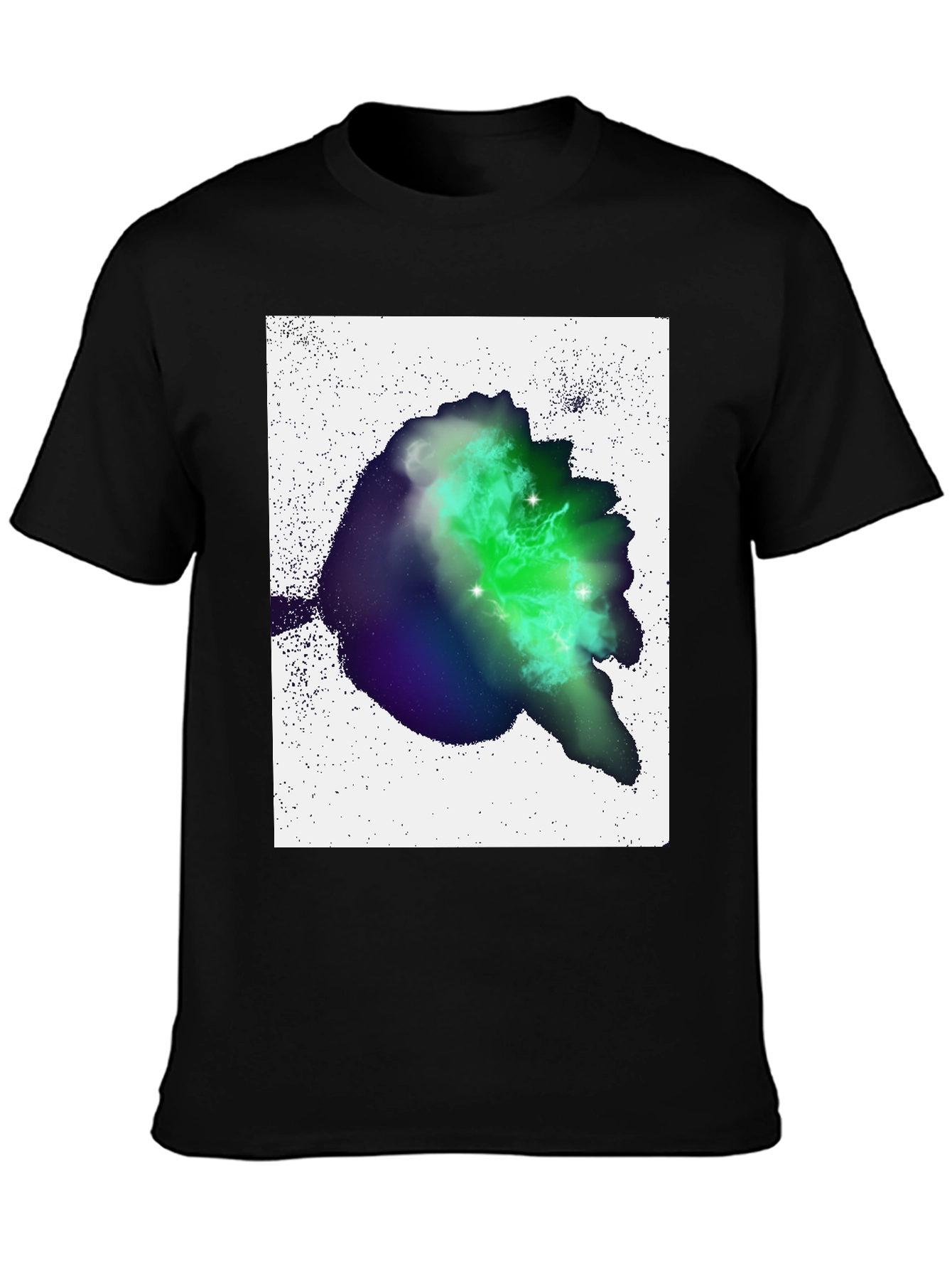 Nebula Graphic Black T-Shirt