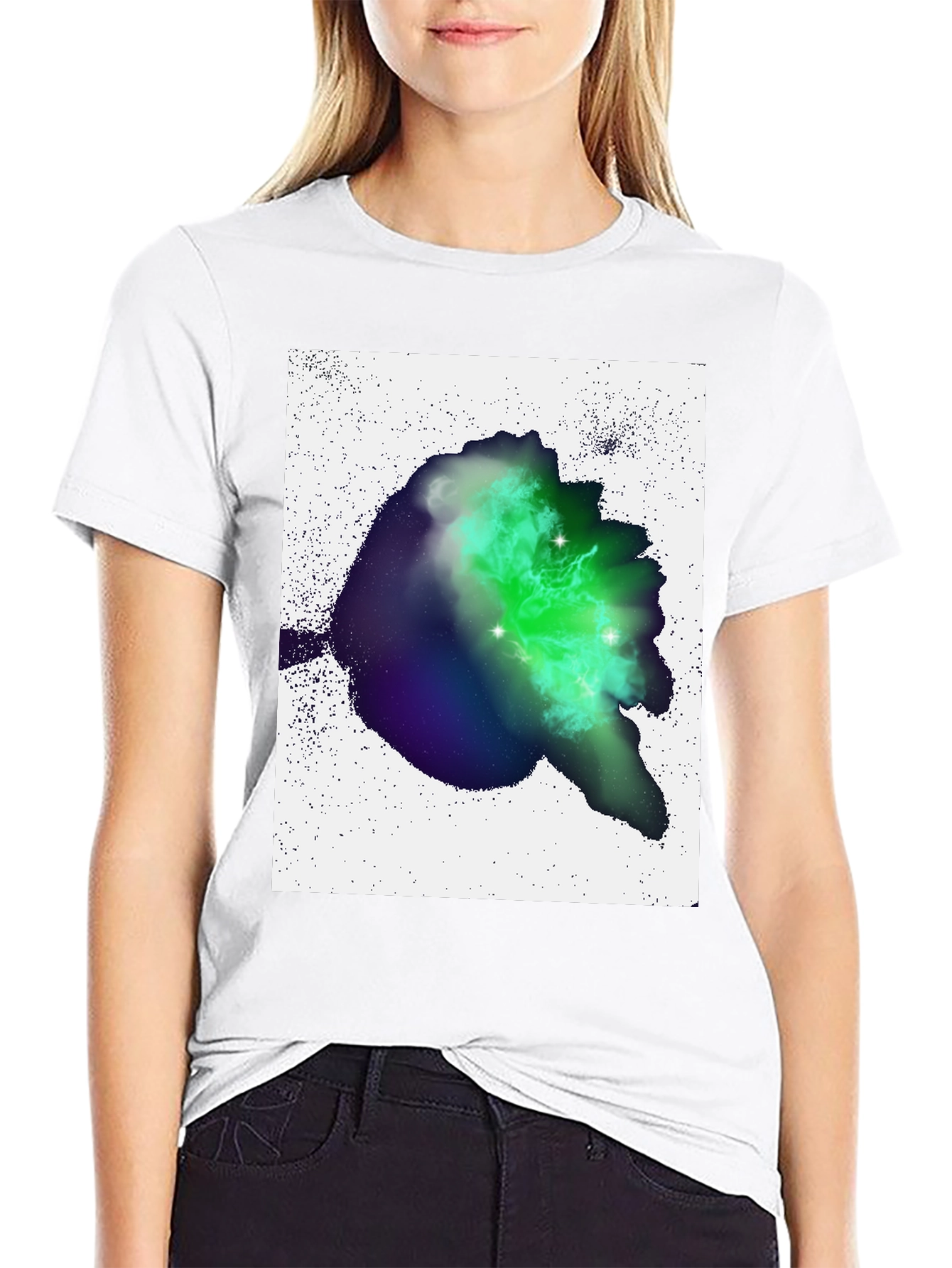 Nebula Graphic Black T-Shirt