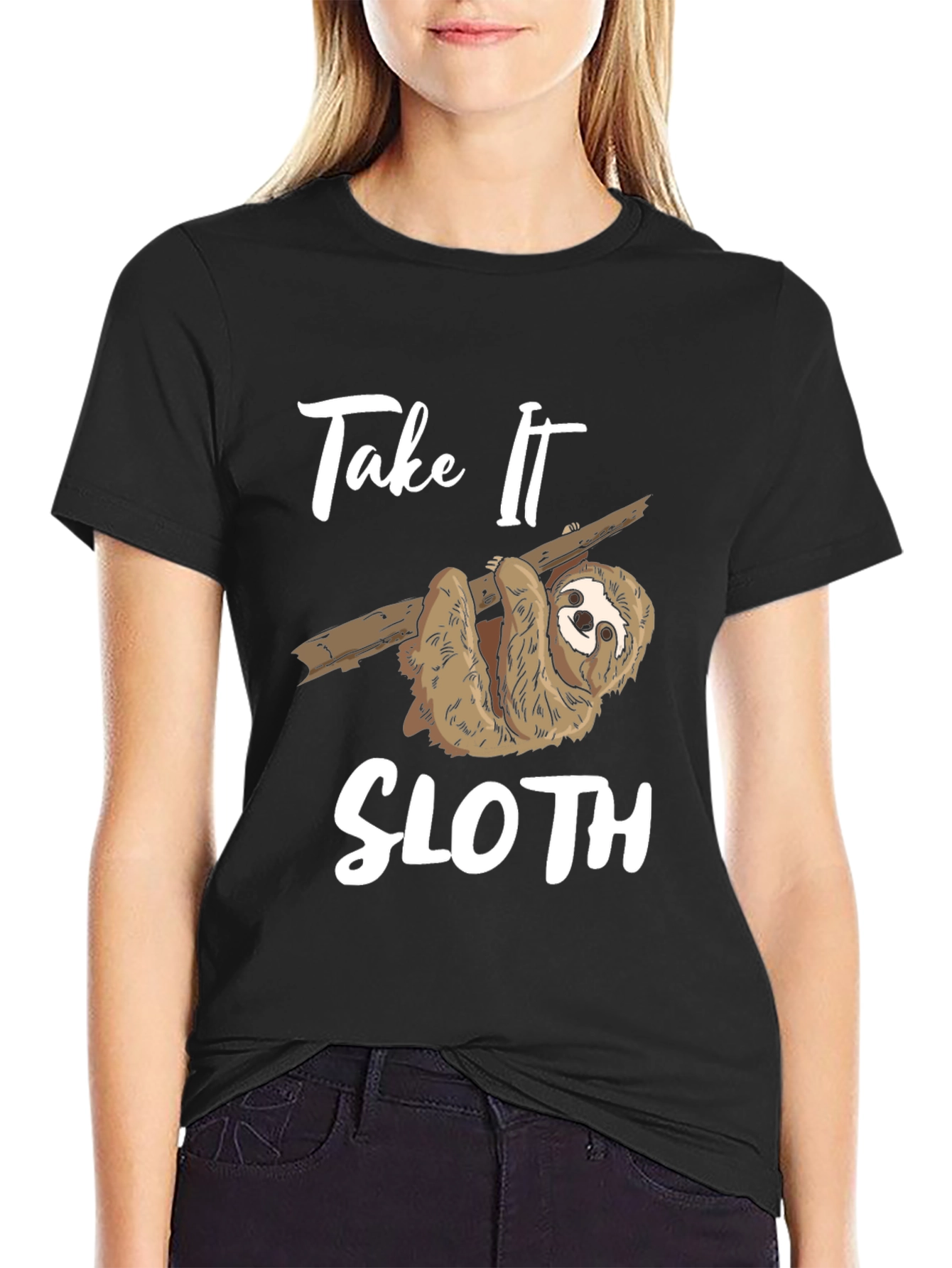 Take it Sloth T-Shirt Funny Lazy Animal Tee